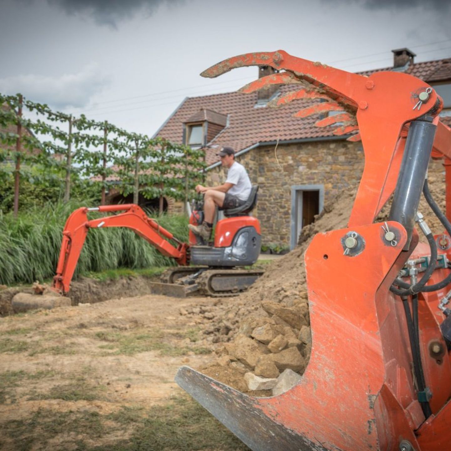Réalisation d'un puits perdu avec drain dispersant DVert Réalisation d'un puits perdu avec drain dispersant DVert